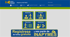Desktop Screenshot of inapymes.com